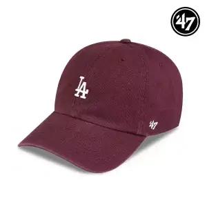 47브랜드 LA 다저스 스몰 로고 MLB 엠엘비 볼캡 야구 모자 다크 마룬 B-BSRNR12GWS-KMA