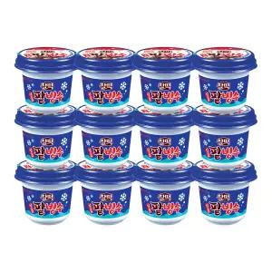 찰떡 일품 팥빙수 아이스크림 240ml X12개