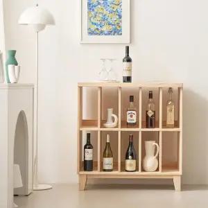 보루네오 마르체 하임 레코드 LP 수납장 원목책장 BGM101