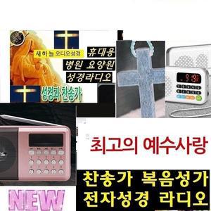 전자성경 신.구약 찬송가 한글.영어성경 요양원 병원 듣는오디오 FM라디오 부모님선물 WB975X