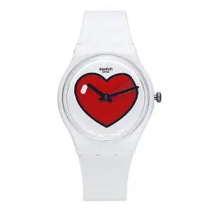 [하프클럽/스와치]스와치 GW718 VALENTINE DAY LOVE O CLOCK 공용 우레탄시계
