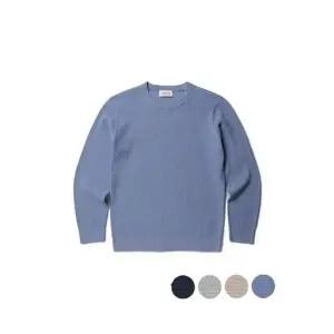 [롯데백화점]에디션 베이직 코튼 라운드 니트 4종 NEE1ER1901