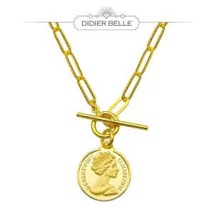 디디에벨라 24k 엘리자베스 토글 목걸이11.25g