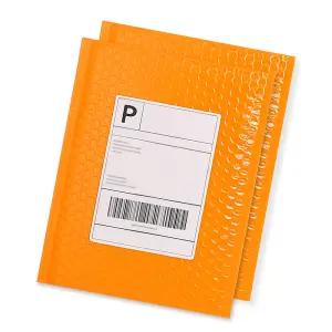 안전봉투 뽁뽁이 완충 택배 PET 봉투 130x230+40 주황 300매