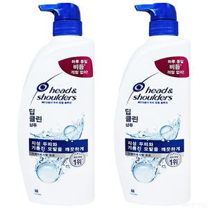 헤드앤숄더 딥 클린 샴푸 850ml 2개