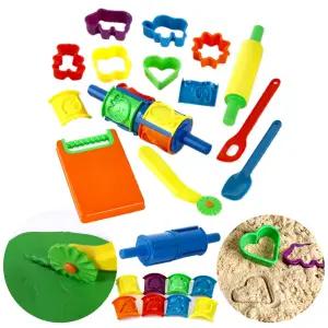 캐스비 찍기툴세트 디럭스 클레이놀이 모래놀이 도구 모양내기 모양틀 밀대 점토칼