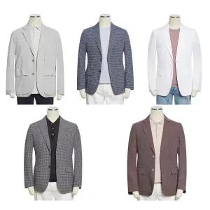 [롯데백화점]레노마 S/S (한정수량) L/그레이 쿨링 아웃포켓 스판 콤비자켓 5종택1 RQJMBJ66ANW