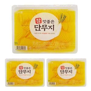하진 참맛좋은 반달단무지 2.5kg 1박스(3개입)