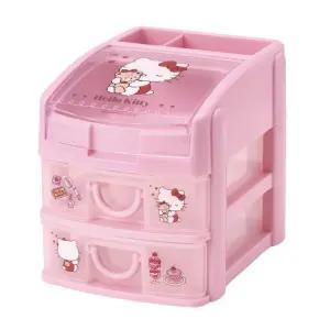딜리고 헬로키티 3단 미니 서랍함 깔끔정돈 미니서랍함
