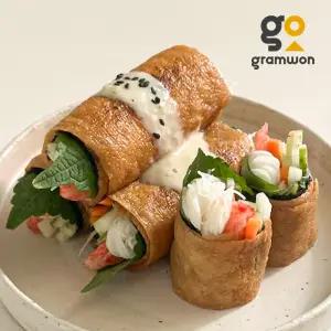 정사각 말이용유부 900g 15매입 김밥말이용 조미 유부 시트 전장