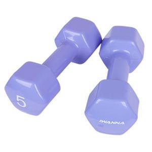아이워너 뷰티 육각 덤벨 5kg (2개입 1세트) 아령 근력운동 홈트 헬스
