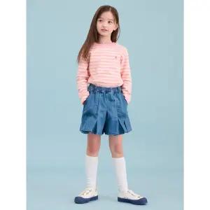 [BEANPOLE KIDS] 연청 데님 치마 바지  스카이 블루 (BI5127G03Q)