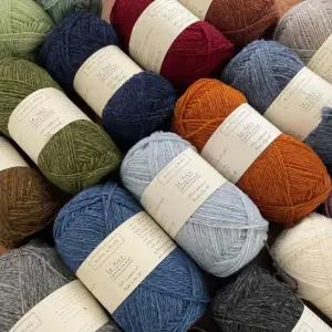 비슈에뷔슈 르 쁘띠 램스울 뜨개실 부드러운 대바늘 털실 4 1개