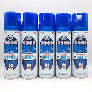 뿌리는 파스 제일 파프쿨에어 180mL 5개 (만 3세이상 사용 에어파스)