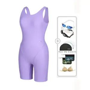 [레노마수영복](하남점)*폴리백무상증정*여성 U백 3부 반신수영복 수경수모 가방브라캡 5종세트 LS2D861...