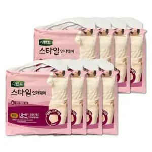 디펜드 스타일 언더웨어 성인 팬티 기저귀 패드 여성 파워 중형 9매x8팩