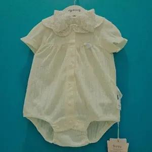 [셀러허브 1]아가방 CB01 리비아 반소 바디수트 리비아 반소 바디수트(헤어밴드) 01S317559 (32391622)