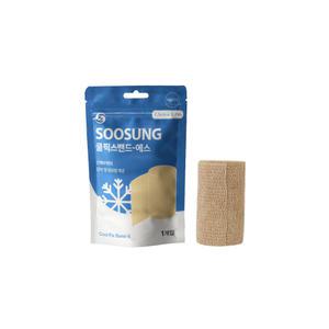 수성 쿨픽스 밴드 베이지 7.5cm 자가점착 쿨링 압박붕대