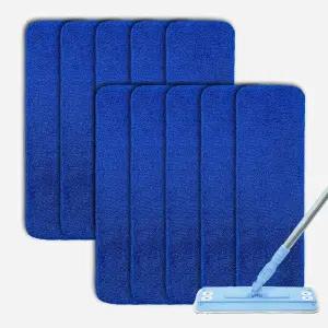극세사 밀대걸레 리필 밀대 패드 물걸레 찍찍이 10개/청소/청소포/걸레/바닥/걸레포/교실/대걸레/대걸레포