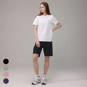 에버라스트 여성 여름 5부 반바지 스트라이프 팬츠