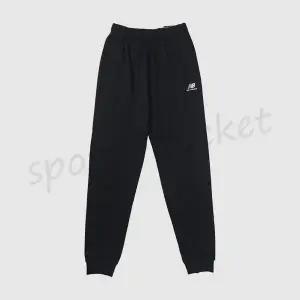 [뉴발란스]NBMLE21033 블랙 UNI 에센셜 싱글메쉬 조거 팬츠 남자 여자 공용 9부 츄리닝 여름 바지 운동복