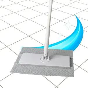 삼정 원터치 클립청소기 대형 1715 밀대걸레 플랫모프 간편 탈부착 리필호환