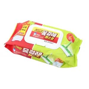 가정용 방 거실 바닥 청소 고급 물걸레 밀대 청소포/물걸래/티슈/걸레/물걸레포/패드/뽑아쓰는/리필/1회용