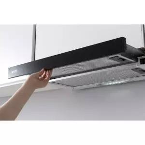 한샘 MSYS 엠시스 정품 블랙 슬라이드 슬라이딩 600용 주방 렌지 후드 환풍기 후황 교체 전국설치