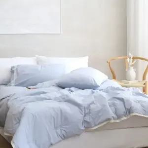 코티지 토숀 레이스 80수 순면 사계절 차렵이불+베개커버+패드세트 SS Q K 4colors