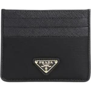 [밀라코/국내] 프라다 리나일론 및 사피아노 가죽 카드 지갑 1MC025 2DMI F0002