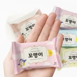 초미니 물티슈 휴대용 여행용 외출 데일리 간편한 미니 포켓 물티슈 30개
