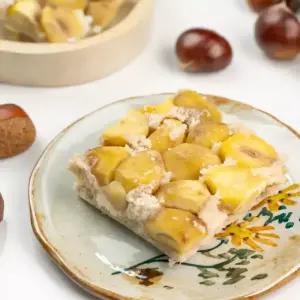 싸리재 무설탕 현미 밤설기 100g 8봉 국산 밤 63% 현미떡