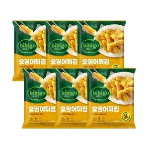 [신세계라이브쇼핑]CJ 비비고 오징어튀김 180g x 6개