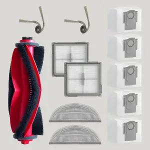 올데이컴퍼니 로보락 S8 pro 프로 플러스 물걸레 더스트백 필터 메인 사이드 브러쉬 먼지봉투 호환 소모품 패키지 SET