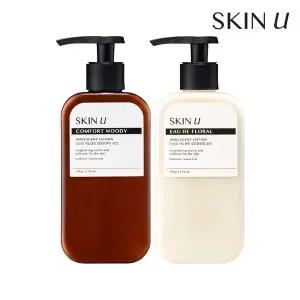 [신세계라이브쇼핑]스킨유 이노센트 로션 세트 (컴포트 우디 + 오드플로럴)