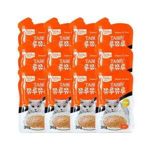 [유통기한26.05.15] 테비 쮸루쮸루 연어 30g 12개입