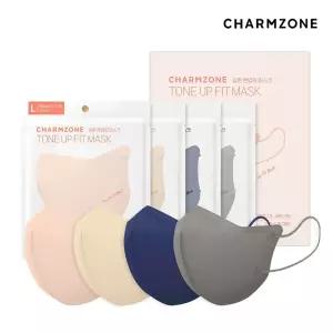 참존 NEW 톤업핏 새부리형 컬러마스크 25매+25매 중형 대형 최신제조