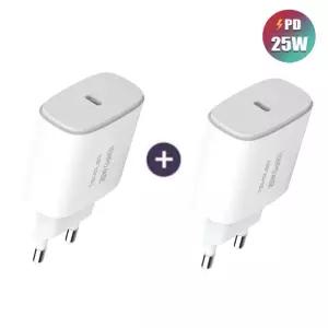 2개 템플러 PD 25W 1포트 가정용 충전기 (고속 급속 초고속 핸드폰 스마트폰 C타입충전기)