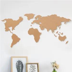 피스 코르크 방거실 벽면 붙이는 입체 세계 여행 지도/벽지도/관광/만들기/대형/교육용