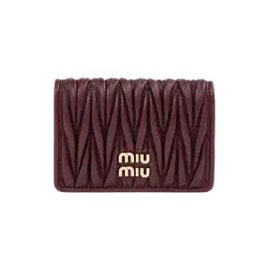 [롯데백화점]미우미우 SS26 여성 마테라쎄 나파 카드지갑 5MC103 AFPP F0007