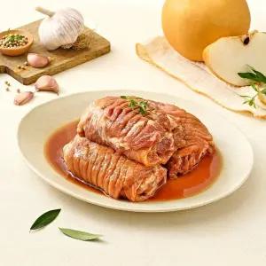 [태광갈비] 한돈 양념 돼지갈비 나주배 비법양념 수제 포갈비 2팩/2kg