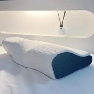 [룽스]메모리폼 경추배개 목편한 경추베개 낮은 베개