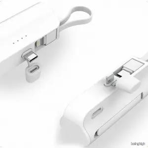 5000mAh C타입 8핀 직결형 듀얼 보조배터리