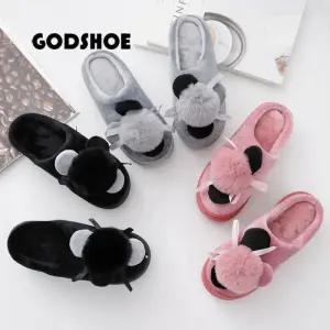 갓슈 를로럴 방울 통굽슬리퍼 털슬리퍼 방한화