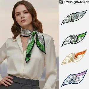 [매장가 119000원] 루이까또즈 그래비티 울실크 마름모 스카프 1GSD100