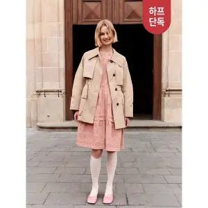 [써스데이아일랜드]하프 트렌치 코트 T242MCT131W _P416723441