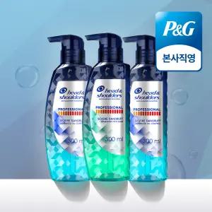 헤드앤숄더 프로페셔널 지루성 두피 샴푸 300ml 3개