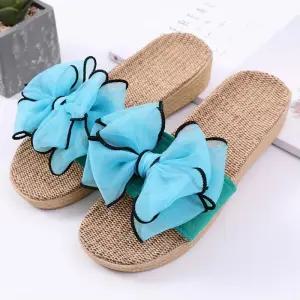 [오노마] ONM 슈즈썸 리본 슬리퍼(245-250mm) 여성 여름슬리퍼