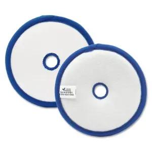 원형 물걸레 청소포 부착패드 15cm 타공형 2매 물걸레청소 리필 포 용 부착 패드