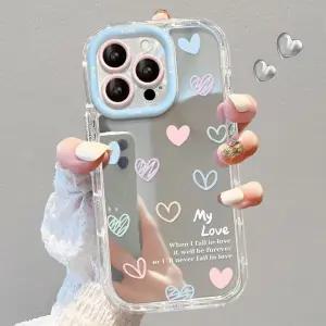 아이폰 17 16 15 14 13 12 11 프로맥스 프로 플러스 에어 XSMAX XS XR X 하트 미러 케이스 1426